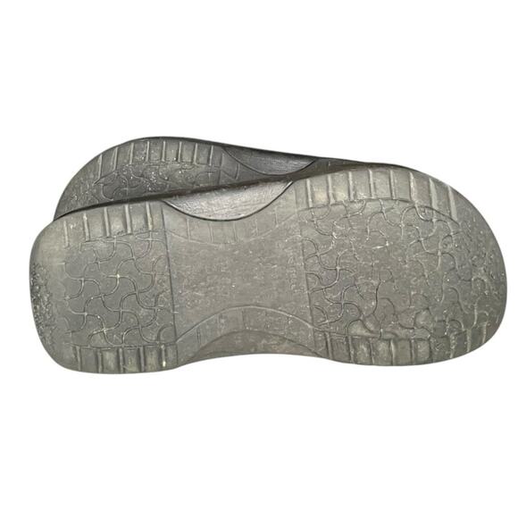 Womens Birkenstock Profi-Birki Slip-On Rubber Mule Clog Shoes Size 39 Black - Picture 6 of 6